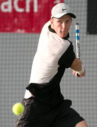 Jan Choinski (GER) Deutsche Meisterschaft in Biberach an der Riß, 44. Deutschen Hallenmeisterschaften 2015 Tennis - Deutsche Meisterschaft 2015 - Deutsche Meisterschaft - - Biberach an der Riss - Baden-Wuerttemberg - Germany - 20 December 2015.