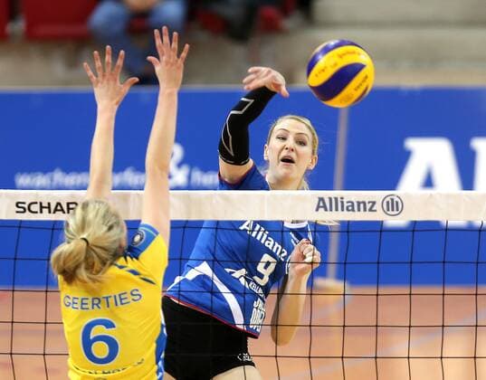 Stuttgart Volleyball Allianz MTV Stuttgart vs. Schweriner SC, Caroline Jarmoc (Stuttgart)