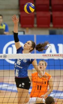 Stuttgart Volleyball Allianz MTV Stuttgart vs. Schweriner SC, Michaela Mlejnkova (Stuttgart)
