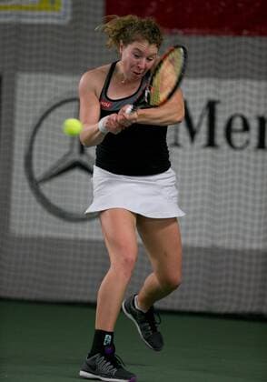 Anna-Lena Friedsam (GER) Deutsche Meisterschaft in Biberach an der Riß, 44. Deutschen Hallenmeisterschaften 2015 Tennis - Deutsche Meisterschaft 2015 - Deutsche Meisterschaft - - Biberach an der Riss - Baden-Wuerttemberg - Germany - 20 December 2015.