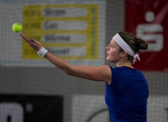 Anna Zaja (GER) Deutsche Meisterschaft in Biberach an der Riß, 44. Deutschen Hallenmeisterschaften 2015 Tennis - Deutsche Meisterschaft 2015 - Deutsche Meisterschaft - - Biberach an der Riss - Baden-Wuerttemberg - Germany - 20 December 2015.