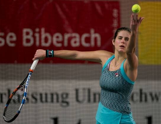 Julia Goerges (GER) Deutsche Meisterschaft in Biberach an der Riß, 44. Deutschen Hallenmeisterschaften 2015 Tennis - Deutsche Meisterschaft 2015 - Deutsche Meisterschaft - - Biberach an der Riss - Baden-Wuerttemberg - Germany - 20 December 2015.
