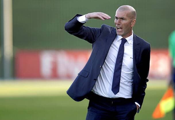 Fußball, Segunda Division B, Real Madrid Castilla - Talavera CF: Zinedine Zidane. xPABLOGARCIAx 