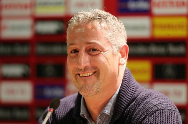 Stuttgart Fußball VfB Stuttgart Pressekonferenz Jürgen Kramny wird Cheftrainer