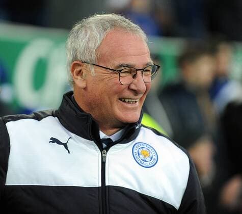 A happy Leicester City Manager Claudio Ranieri - Barclays Premier League - Everton vs Leicester City - Goodison Park - Liverpool - England - 19th December 2015 - Pic Robin Parker Sportimage EDITORIAL USE ONLY. No use with unauthorised audio, video, data, fixture lists, club league logos or live services. Online in-match use limited to 120 images, no video emulation. No use in betting, games or single club league player publications. TM3_1429.JPG