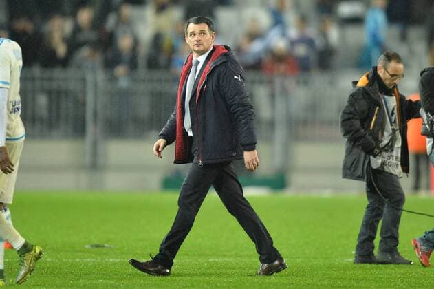 WILLY SAGNOL (Coach BORDEAUX) FOOTBALL : Girondins Bordeaux - Olympique Marseille - Ligue 1 - 20 12 2015 AnthonyBIBARD FEPx 