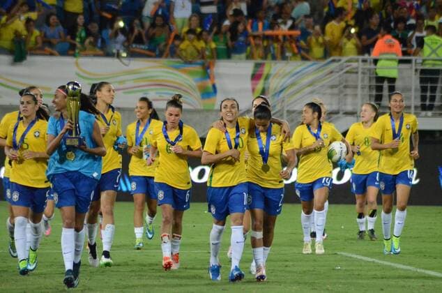 International Women& 39;s Football Tournam CHRISTMAS, RN - 12 20 2015: INTERNATIONAL TOURNAMENT OF FEM FOOTBALL - Brazil defeated Canada by 3-1 and won the sixth title of the International Women& 39;s Foll Tll Tournament. (Photo: Adrovando Light FotoArena)  AdrovandoxClaro