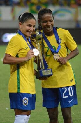 International Women& 39;s Football Tournam CHRISTMAS, RN - 12 20 2015: INTERNATIONAL TOURNAMENT OF FEM FOOTBALL - Brazil defeated Canada by 3-1 and won the sixth title of the International Women& 39;s Foll Tll Tournament. (Photo: Adrovando Light FotoArena)  AdrovandoxClaro