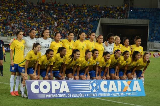 International Women& 39;s Football Tournam CHRISTMAS, RN - 12 20 2015: INTERNATIONAL TOURNAMENT OF FEM FOOTBALL - Brazil defeated Canada by 3-1 and won the sixth title of the International Women& 39;s Foll Tll Tournament. (Photo: Adrovando Light FotoArena)  AdrovandoxClaro