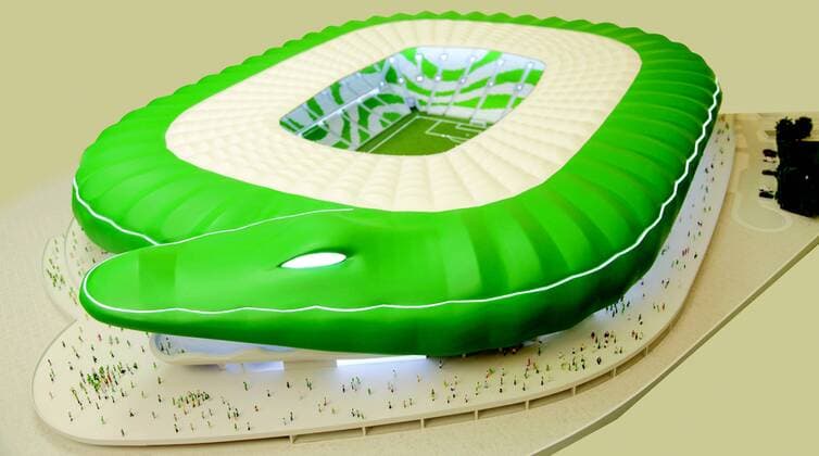 Bursa, Bursaspor new arena named Timsah Arena ( Crocodile Arena ). Aufnahmedatum geschätzt 