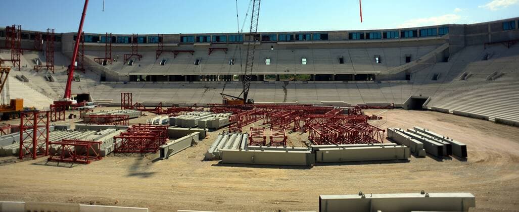 Bursa, Bursaspor new arena named Timsah Arena ( Crocodile Arena ). Aufnahmedatum geschätzt 