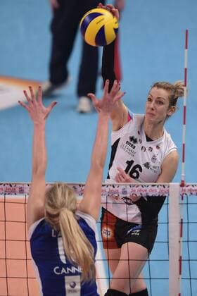 Debby Stam Pillon (Le Cannet) - Volleyball Frankreich, Supercoupe 2015 der Damen, RC Cannes vs. Le Cannet - 22 12 2015 JBAutissier Panoramic 