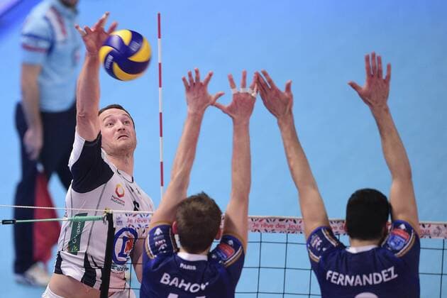 David Konecny (Tours) - Volleyball Frankreich, Supercoupe 2015 der Herren, Tours VB vs. Paris Volley - 22 12 2015 JBAutissier Panoramic 