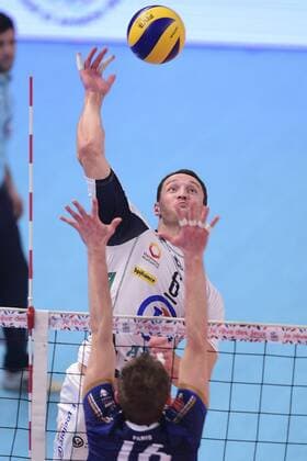 David Konecny (Tours) - Volleyball Frankreich, Supercoupe 2015 der Herren, Tours VB vs. Paris Volley - 22 12 2015 JBAutissier Panoramic 