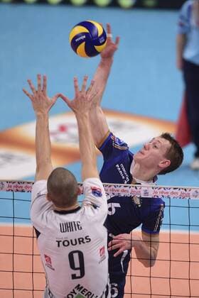 Dmitrii Bahov (Paris) - Volleyball Frankreich, Supercoupe 2015 der Herren, Tours VB vs. Paris Volley - 22 12 2015 JBAutissier Panoramic 
