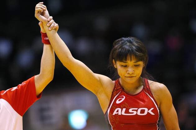 Kaori Icho, DECEMBER 22, 2015 - Wrestling : All Japan Wrestling Championship Women s Free Style -58kg at 2nd Yoyogi Gymnasium, Tokyo, Japan.  (qdwa044404)
