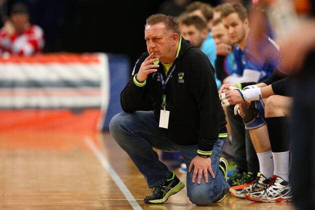 Hamburg, 27. December 2015 Handball, Saison 2015 2016, Bundesliga, 20. Spieltag, HSV Handball - FRISCH AUF! Göppingen: Michael Biegler (HSV Handball, Trainer)