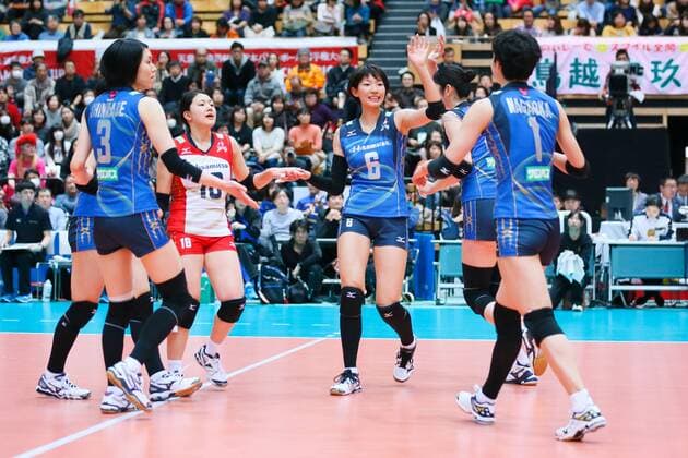 Hisamitsu Springs team group Mannschaftsbild Totale (), DECEMBER 27, 2015 - Volleyball : 2015 Emperor s Cup and Empress s Cup All Japan Volleyball Championship Women s final match between NEC Red Rockets 0-3 Hisamitsu Springs at Ota-City General Gymnasium, in Tokyo, Japan. Noxthirdxpartyxsales  (ipha018004)