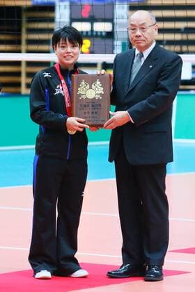 Kotoki Zayasu (), DECEMBER 27, 2015 - Volleyball : 2015 Emperor s Cup and Empress s Cup All Japan Volleyball Championship Women s Award ceremony match between NEC Red Rockets 0-3 Hisamitsu Springs at Ota-City General Gymnasium, in Tokyo, Japan. Noxthirdxpartyxsales  (ipha018062)