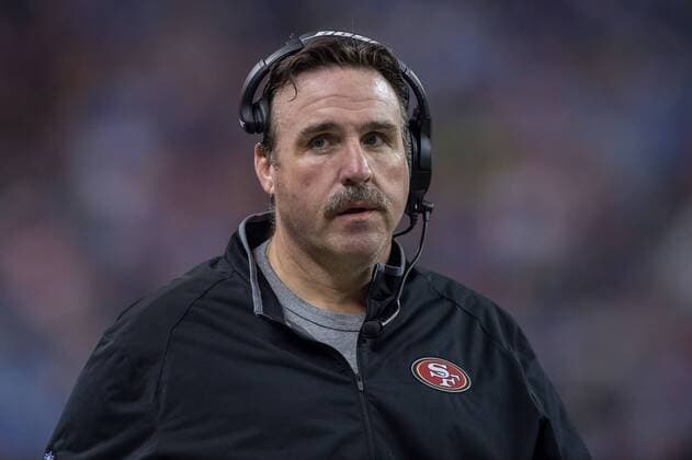 27 December 2015: San Francisco 49ers head coach Jim Tomsula in action during a game between the San Francisco 49ers and the Detroit Lions at Ford Field in Detroit, MI. (Photo By Robin Alam Icon Sportswire) NFL American Football Herren USA DEC 27 49ers at Lions Icon164122715127649 EDITORIAL USE ONLY