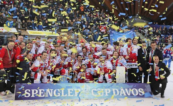 Eishockey - SPENGLER CUP DAVOS - 31.12.2015, Finale - Team CANADA vs. HC Lugano, Sieger Team CANADA, -