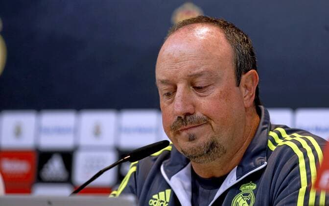 Real Madrid training session. In this picture, Rafa Benitez at press conference PK Pressekonferenz xPABLOGARCIAx 