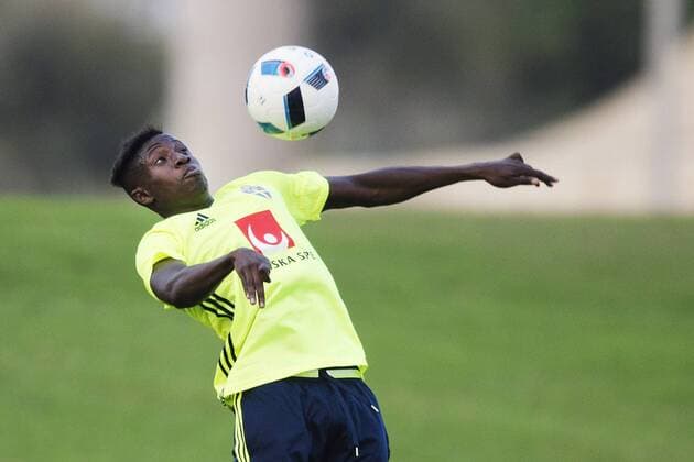 Pa Konate SWE Nationalmannschaft Trainingslager  Copyright: JOHANNAxLUNDBERG BB160103JL039