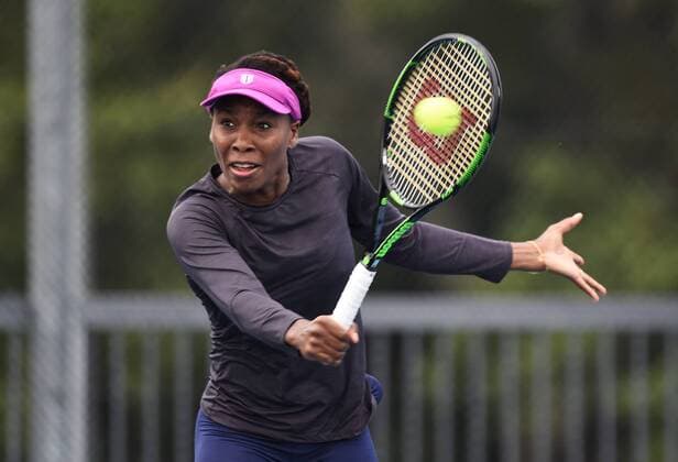04.01.2016. Auckland, New Zealand. USA s Venus Williams training ahead of the ASB Classic Tennis Women s tournamnent. ASB Tennis Centre, Stanley st, Auckland, New Zealand. Monday 4 January 2016. xAndrewxCornagax  ActionPlus11693960