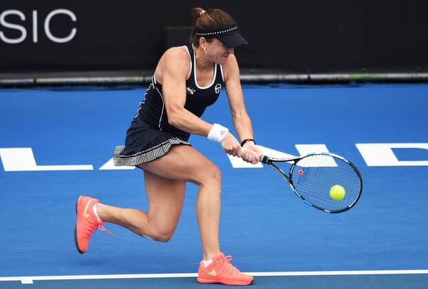 06.0.2016. Auckland, New Zealand. Romania s Alexandra Dulgheru on Day 3 of the ASB Classic Tennis Women s tournament. ASB Tennis Centre, Stanley st, Auckland, New Zealand. Wednesday 6 January 2016. xAndrewxCornagax  ActionPlus11694364