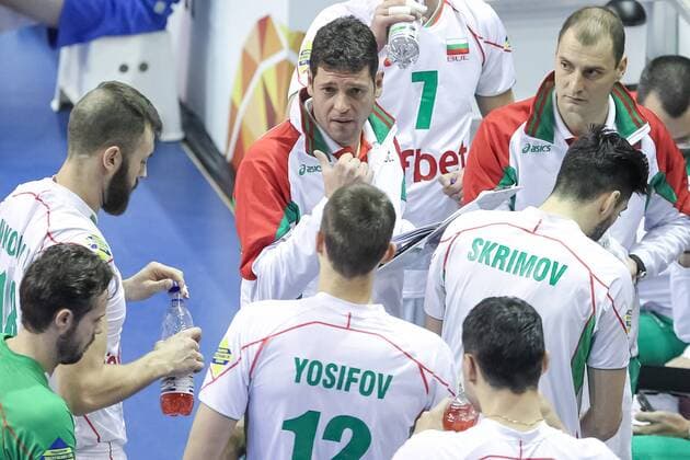 06.01.2016 2016 Mens Volleyball Länderspiel Nationalmannschaft European Olympic Qualification Tournament in Berlin BULGARIA - FINLANDIA ( Bulgaria - Finland ) Pictured: PLAMEN KONSTANTINOV - ( HEAD COACH ) FOT MACIEJxGOCLON FOTONEWS NEWSPIX.PL --- Newspix.pl  20160106FNMG005