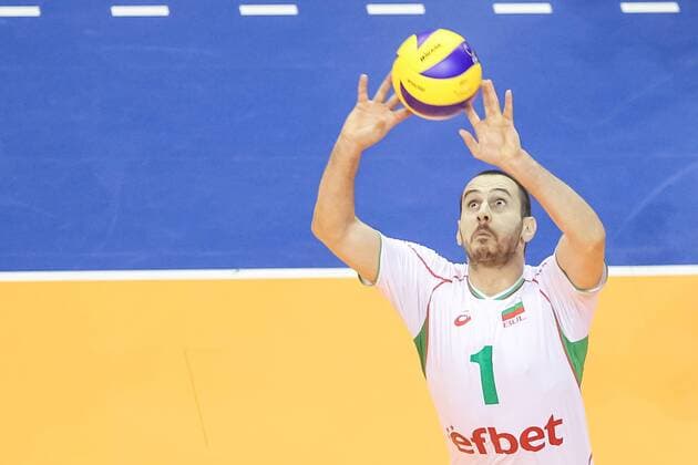 06.01.2016 2016 Mens Volleyball Länderspiel Nationalmannschaft European Olympic Qualification Tournament in Berlin BULGARIA - FINLANDIA ( Bulgaria - Finland ) Pictured: GEORGI BRATOEV FOT MACIEJxGOCLON FOTONEWS NEWSPIX.PL --- Newspix.pl  20160106FNMG014