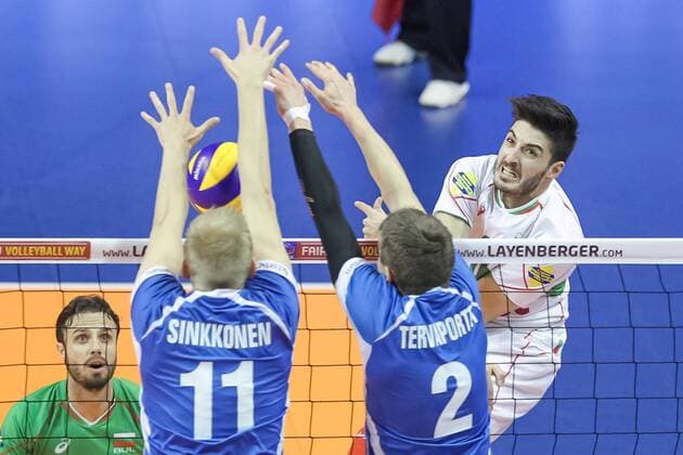 06.01.2016 2016 Mens Volleyball Länderspiel Nationalmannschaft European Olympic Qualification Tournament in Berlin BULGARIA - FINLANDIA ( Bulgaria - Finland ) Pictured: TODOR SKRIMOV FOT MACIEJxGOCLON FOTONEWS NEWSPIX.PL --- Newspix.pl  20160106FNMG022