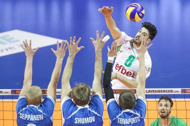 06.01.2016 2016 Mens Volleyball Länderspiel Nationalmannschaft European Olympic Qualification Tournament in Berlin BULGARIA - FINLANDIA ( Bulgaria - Finland ) Pictured: TODOR SKRIMOV FOT MACIEJxGOCLON FOTONEWS NEWSPIX.PL --- Newspix.pl  20160106FNMG024