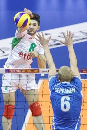 06.01.2016 2016 Mens Volleyball Länderspiel Nationalmannschaft European Olympic Qualification Tournament in Berlin BULGARIA - FINLANDIA ( Bulgaria - Finland ) Pictured: TODOR SKRIMOV FOT MACIEJxGOCLON FOTONEWS NEWSPIX.PL --- Newspix.pl  20160106FNMG026