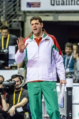 bulgarischer Trainer KONSTANTINOV Plamen (head coach Bulgarien) GER, Berlin, Volleyball, Europa, CEV, Olympia-Qualifikation, Turnier, 06.01.2016, Max-Schmeling-Halle, Bulgarien - Finnland