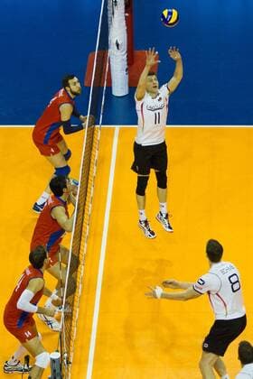 Berlin Zuspiel Lukas Immanuel Kampa ( 11, Deutschland Germany) ; 2016 CEV Volleyball European Olympic Qualification Berlin, Max-Schmeling-Halle, Berlin Deutschland Germany, 20160106 Partie (match): Deutschland gegen Serbien (Germany vs Serbia) ; Copyright: Wuechner Eibner-Pressefoto EP_NWR