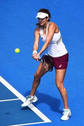07.0.2016. Auckland, New Zealand. Julia Goerges of Germany during Day 4 Quarter Finals of the 2016 ASB Classic Womens. ASB Tennis Centre, Auckland, New Zealand. Thursday 7 January 2016. xChrisxSymesx  ActionPlus11694588