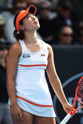 07.0.2016. Auckland, New Zealand. Nao Hibino from Japan during Day 4 Quarter Finals of the 2016 ASB Classic Womens. ASB Tennis Centre, Auckland, New Zealand. Thursday 7 January 2016. xChrisxSymesx  ActionPlus11694596
