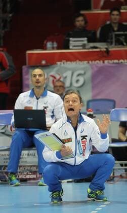 2016 European Olympic Qualification Pool B - Day 4 - match Poland and Italy in Ankara on January 7, 2016. Final Score: Poland 2 - Italy 3 Pictured: Head Coach Marco BONITTA of Italy . 