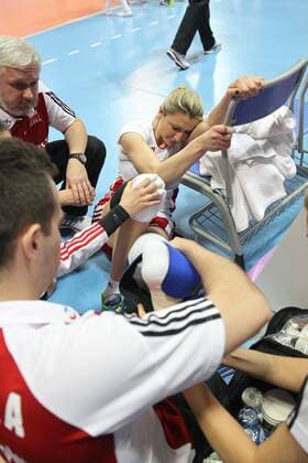 2016 European Olympic Qualification Pool B - Day 4 - match Poland and Italy in Ankara on January 7, 2016. Final Score: Poland 2 - Italy 3 Pictured: Sylwia Pycia 11 of Poland. 