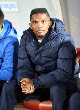 Antalyaspor - VfB Stuttgart Türkei, Antalya, 07.01.2016, 1. Fussball-Bundesliga, Saison 2015 2016, VfB Stuttgart Trainingslager Belek 2016, Testspiel, Antalyaspor - VfB Stuttgart: Samuel Eto o (Antalyaspor).