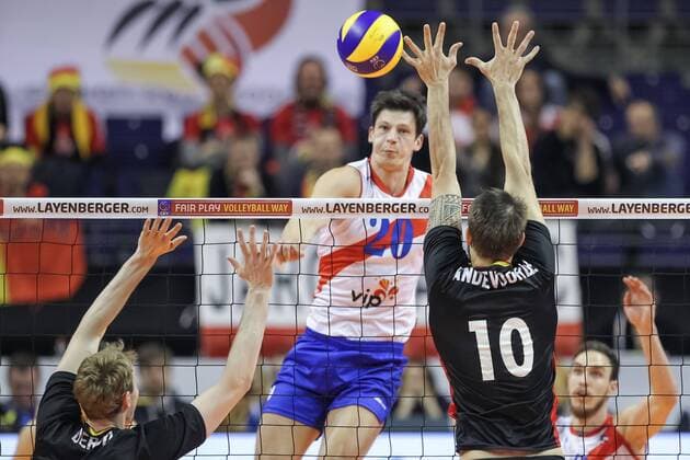 Mens Volleyball European Olympic Qualification Tournament in Berlin, Serbien vs. Belgien: SRECKO LISINAC  20160108FNMG007