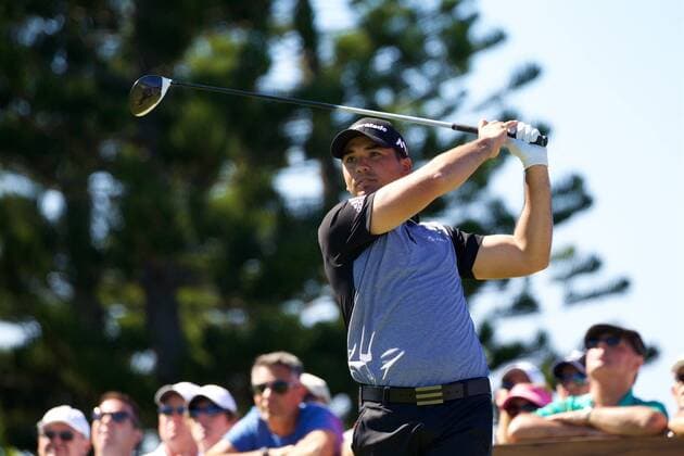 January 07 2016: Jason Day tees off on number three during the First Round of the Hyundai Tournament of Champions at Kapalua Plantation Course on Maui, HI. (Photo by Aric Becker Icon Sportswire) GOLF: JAN 07 PGA Golf Herren - Hyundai Tournament of Champions - First Round Icon16010743 EDITORIAL USE ONLY