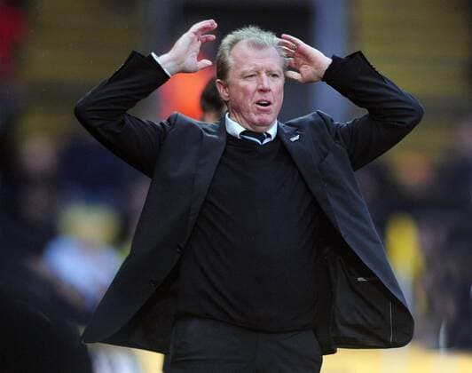 Football - 2015 2015 FA Cup - Third Round: Watford vs. Newcastle United Newcastle Manager Steve McClaren at Vicarage Road. COLORSPORT ANDREW COWIE 