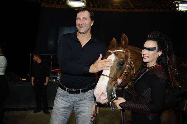 Lars Riedel Premiere Apassionata - Im Bann des Spiegels Olympiahalle Pferdeshow, Pferde Show Tiere München 09. Januar 2016