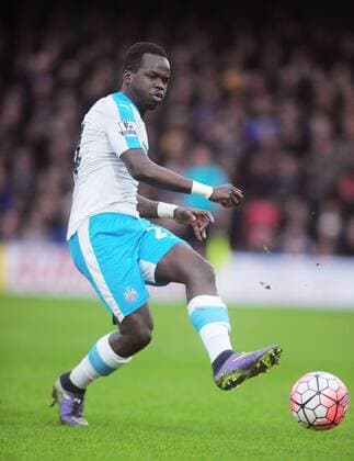 Football - 2015 2015 FA Cup - Third Round: Watford vs. Newcastle United Cheick Tiote of Newcastle at Vicarage Road. COLORSPORT ANDREW COWIE 