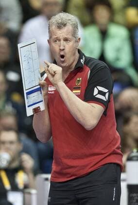 Cheftrainer Vital HEYNEN (GER) Spiel um Platz 3: Polen - Deutschland am 10.01.2016 Volleyball Europaeisches Olympia Qualifikationsturnier 2016 in Berlin, Deutschland,