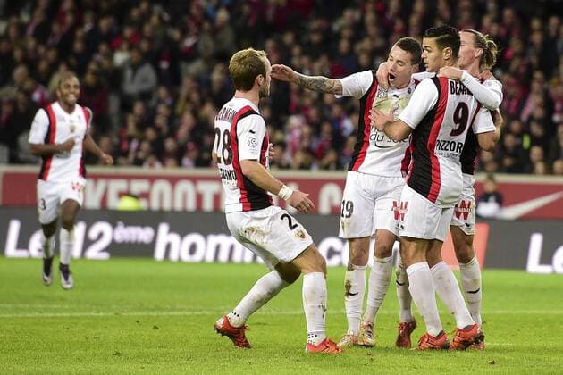 HULT Niklas (Nice) - Fussball Frankreich, Ligue 1, Lille OSC vs. OGC Nice - 10 01 2016 JBAutissier Panoramic 