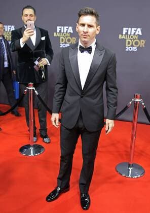 Lionel MESSI Gala Nominees World Player of the Year FIFA-Weltfussballer Footballer of the Year 2015, FIFA Ballon d Or in the Kongresshaus Zuerich, Switzerland at January 11, 2016 11.01.2016 FIFA World Player Party