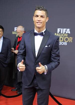 Christiano RONALDO Gala Nominees World Player of the Year FIFA-Weltfussballer Footballer of the Year 2015, FIFA Ballon d Or in the Kongresshaus Zuerich, Switzerland at January 11, 2016 11.01.2016 FIFA World Player Party